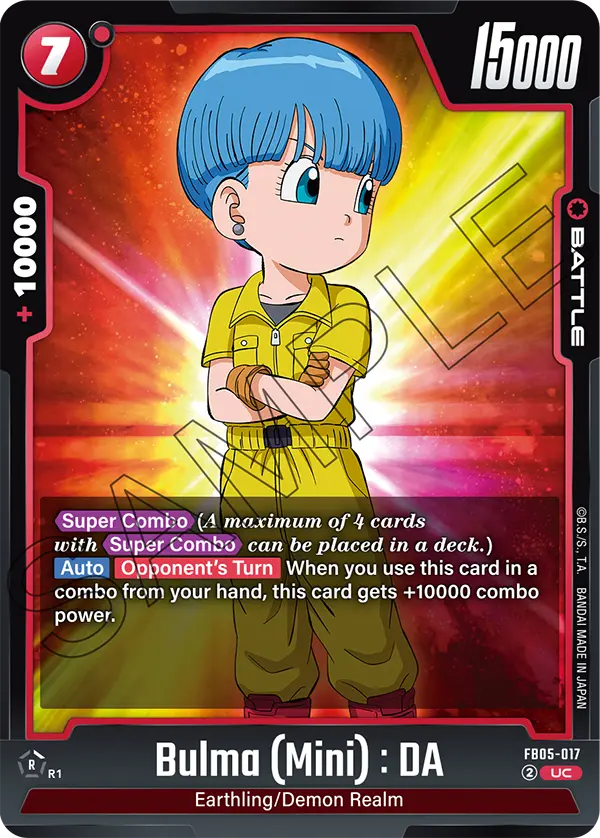 Bulma (Mini): DA